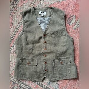 Joseph Abbound Linen-Cotton Vest